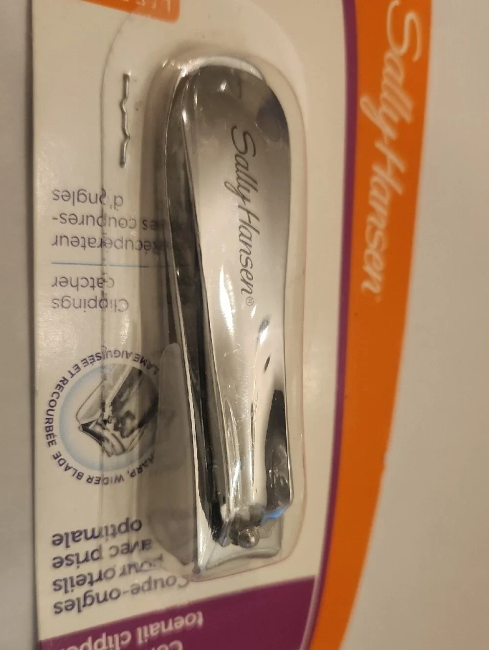 Nail Clipper cutter Scissors Clipping Catcher Grip Manicure Pedicure LOT 4 NEW